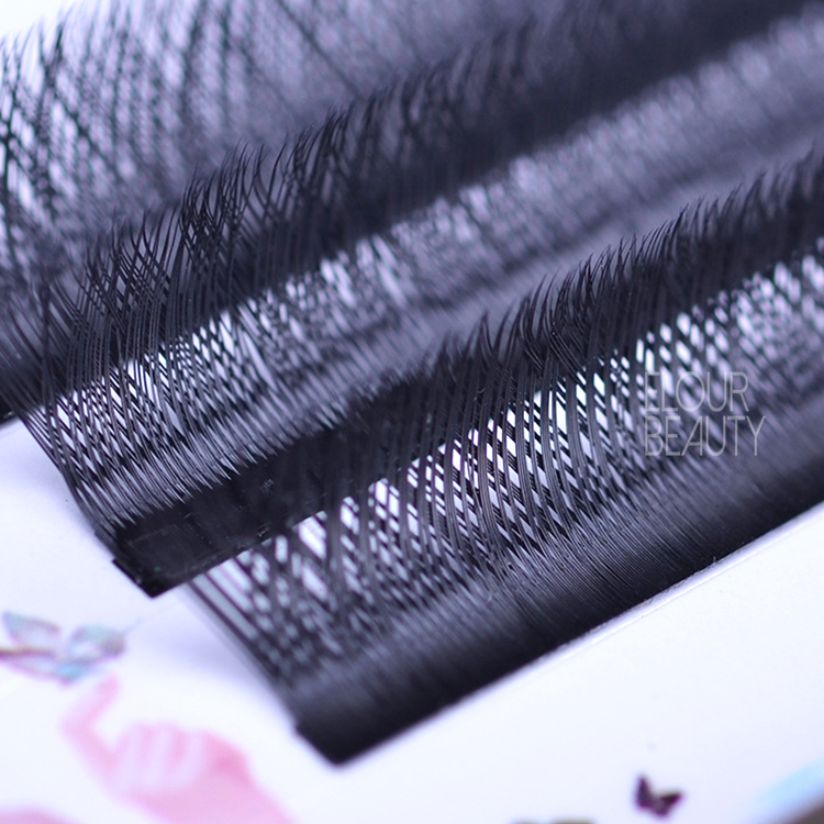 2018 newest volume YY eyelash extensions 100% hand woven wholesale China EL25